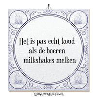 Winter Nl Sticker by Tegelspreuken.nl