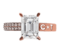 Diamond Ring Sticker by Cassandra Mamone