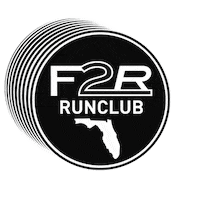 F2R run runners runclub funrun Sticker