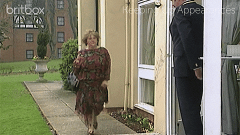 Keeping Up Appearances Lol GIF by britbox