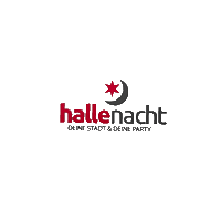 Hallenacht party feiern halle thomashiller Sticker