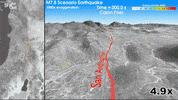 Simulation Shaking GIF by Southern California Earthquake Center