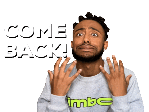Come Back Sticker by Aminé