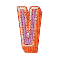 V Sticker by Sandroparis