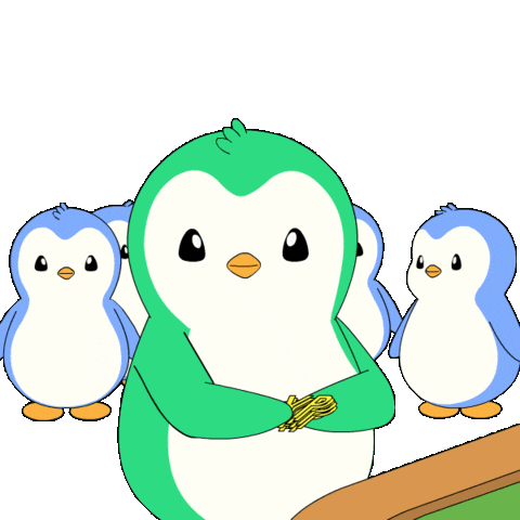 Happy Penguin Sticker by Abster