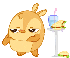 Hungry Fast Food Sticker by Bibi.Pet