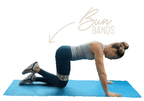 Workout Peach Sticker by Bun Bands