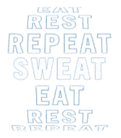 Sweat Eat Sticker by rebelwithus