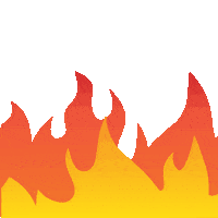 Devils_Dream fire red yellow orange Sticker