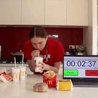 Girl Eats $25 McDonald's Classics ShareBox