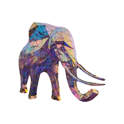 davewestall giphygifmaker art elephant tahoe Sticker