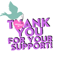 Thank You For Your Support Thanks Sticker by Artisan Malaysia