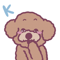 Laugh Puppy Sticker