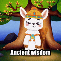 Peace Wisdom GIF by Llamaozi