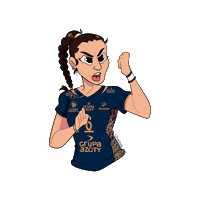 Volleyball Brako Sticker by Lojinha Volei Gringa