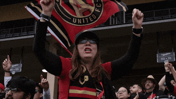 fans cheer GIF by Atlanta United