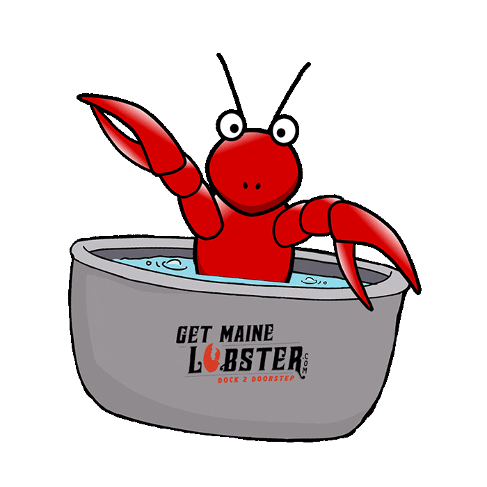 getmainelobster giphyupload chef seafood lobster Sticker