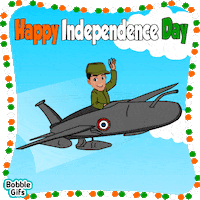 Independence Day Indian GIF by Bobble