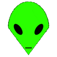 Sticker Ufo Sticker by partyonmarz