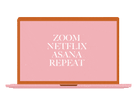 Work From Home Netflix Sticker by Marq Studio