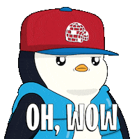 Meh No Way Sticker by Pudgy Penguins