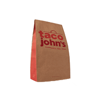 TacoJohns bag taco tacojohns taco johns Sticker