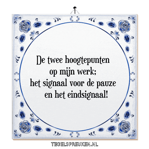 Team Focus Sticker by Tegelspreuken.nl