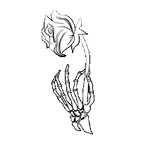 White Rose Sticker by Blvck Paris