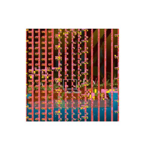 Glitch Water Sticker