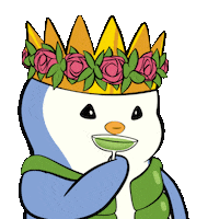 Turnt Up Its Friday Sticker by Pudgy Penguins