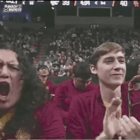 Excited Lets Go GIF by NCAA March Madness