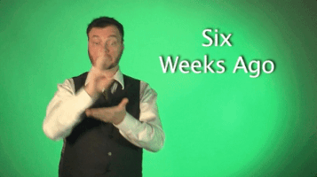 sign language six weeks ago GIF by Sign with Robert