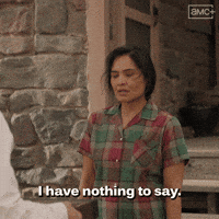 Nothing To Say Television GIF by AMC Networks