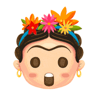 Frida Kahlo Art Sticker by ¡Ay Güey!