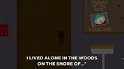 eric cartman woods GIF by South Park 