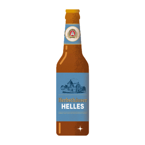 Bier Sticker by Herbsthäuser Brauerei