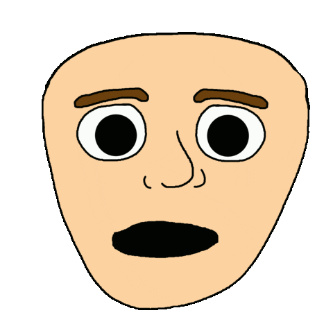 omt87 oh face ohface oooface Sticker