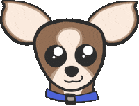 sad little dog Sticker by Little Dog Paper Co.