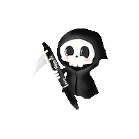 Pilotpensg halloween pen reaper pilotpen Sticker