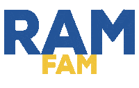 angelostate rams angelo ramfam san angelo Sticker