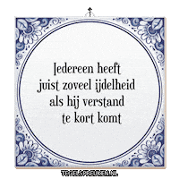 Nl Wijsheid Sticker by Tegelspreuken.nl