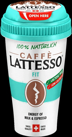 Lattesso giphygifmaker coffee fit natural GIF