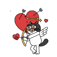 Cat Love Sticker