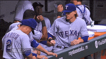 texas rangers baseball GIF by MLB