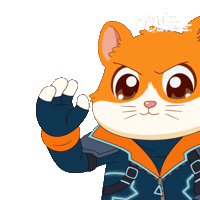 Best Friend Fist Bump Sticker by Hamieverse