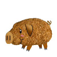 Pig Tonkatsu Sticker