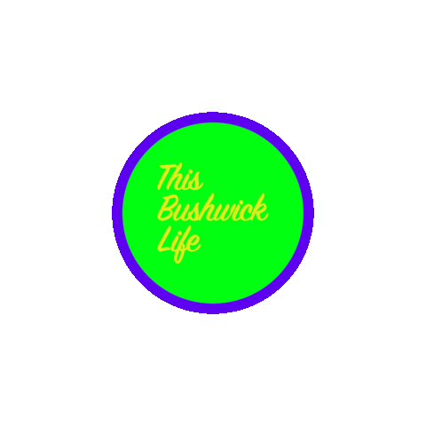 Neon Tripping Sticker by This Bushwick Life