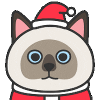 chou2_cat giphyupload christmas 聖誕 臭臭 Sticker