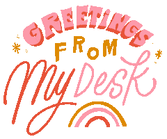 Greetings From Desk Job Sticker