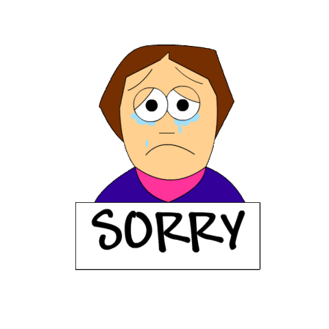 sorry STICKER